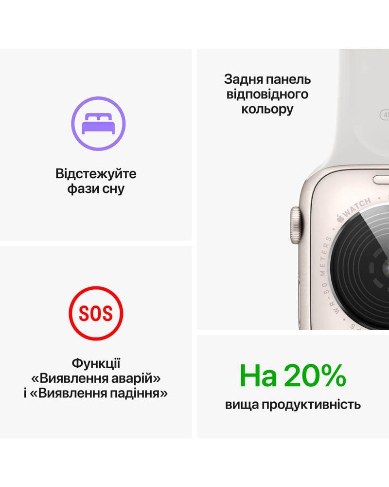 Apple Watch SE NEW 40mm Starlight Aluminum Case - Зображення 3