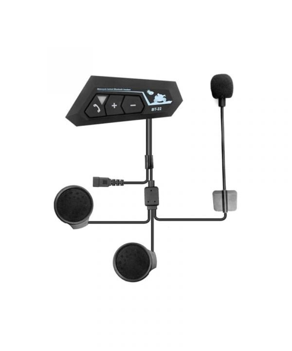 Гарнитура Sikeo BT-22 Bluetooth 5.0 для мотоциклетного шлема с микрофоном